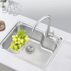 Cuba Cozinha Gourmet 56x42 Cm Inox Prata Escovado Luxo Brinov