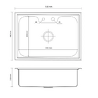 Cuba Cozinha Gourmet Aço Inox Acessórios 50x40 Cm + Torneira