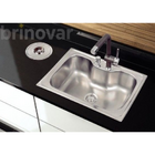 Cuba Cozinha Gourmet Aço Inox Luxo Com Acessórios 50x40 Cm