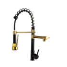 Cuba Cozinha Gourmet Aço Inox Luxo Preto + Torneira Flexível