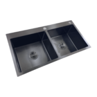 Cuba Cozinha Gourmet Em Aço 304 Nano Black 8545b + Disp 500