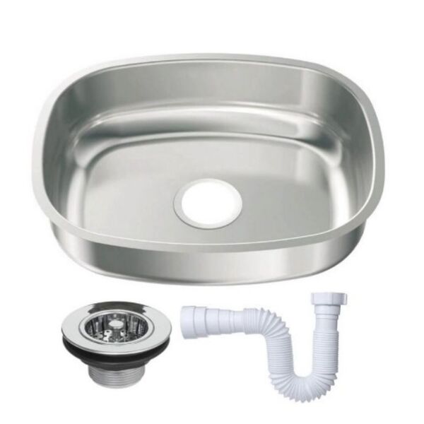 Cuba Cozinha Gourmet Inox 41x32x11 Valvula E Acessorio Premium