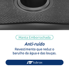 Cuba Cozinha Gourmet Luxo Acessórios Inox 304 Tubrax Preta