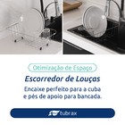 Cuba Cozinha Gourmet Luxo Acessórios Inox 304 Tubrax Preta