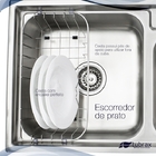 Cuba Cozinha Gourmet Luxo Com Lixeira E Acessórios Inox 304 T