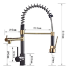 Cuba Cozinha Gourmet Pia Dupla Preta + Torneira Flexivel
