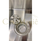 Cuba Cozinha Inox Escovado Quadrada 50x40 Gourmet Com Acessór