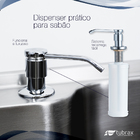 Cuba Cozinha Luxo Gourmet Inox Com Acessórios Aquas + Tábua D
