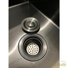 Cuba Cozinha Pia Inox Preta Quadrada Gourmet Com Acessórios.