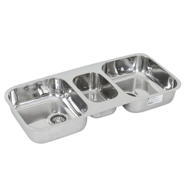 Cuba Aco 304 Tripla 100x45x15 Brilho