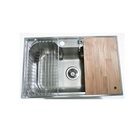 Cuba De Aço Inox Escovado Para Pia De Cozinha Gourmet  Siena