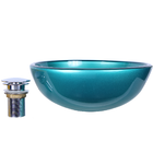 Cuba De Apoio 30cm Verde Mar + Torneira Link + Válvula Para B