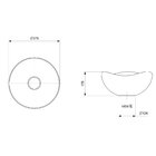 Cuba De Apoio 37,5x37,5cm Ruy Ohtake Roca Matte Black