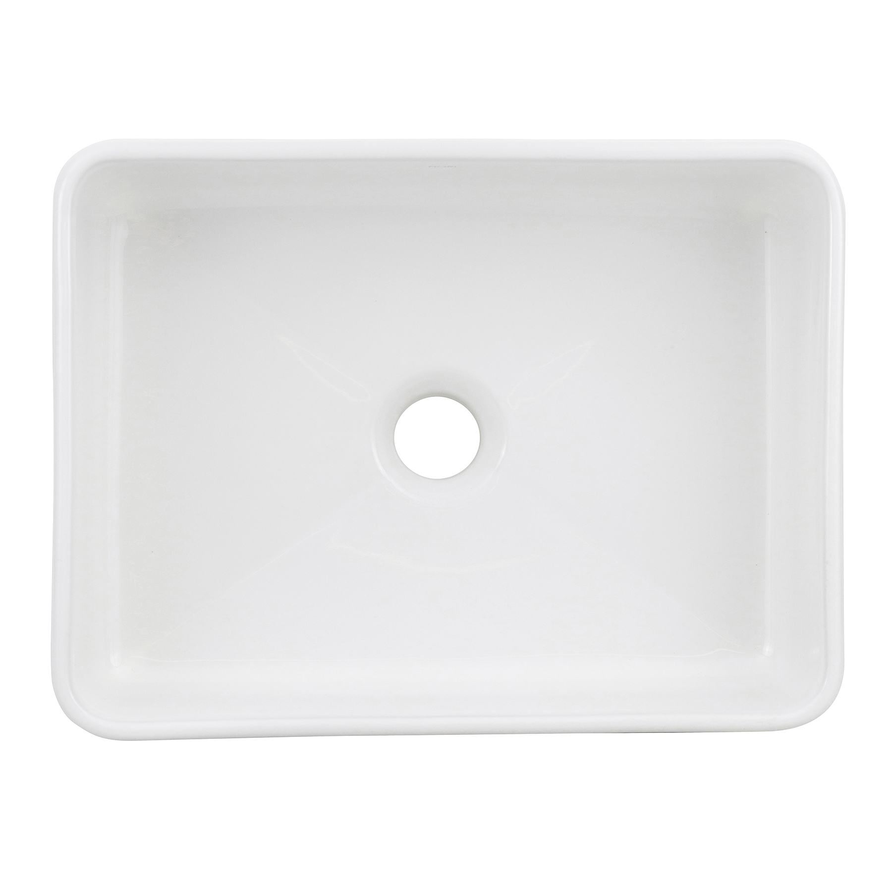 Cuba para Banheiro de Apoio Louça Retangular Branca 41x30cm CB16 Fiori