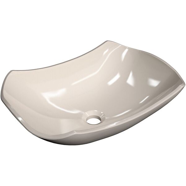 Cuba De Apoio Abaulada C01 Para Banheiro Lux L42 Bege - Lyam