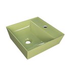 Cuba De Apoio Banheiro Aq33 Angular Volcano Verde Acqua