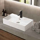 Cuba De Apoio Banheiro Louça Com Valvula Click, 70x42 Mx210 B