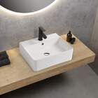 Cuba De Apoio Banheiro Louça Com Valvula Click Inox 46x42cm M