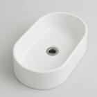 Cuba De Apoio Banheiro Oval Branca Marmore Lavabo Lavatorio 4