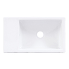 Cuba de Apoio Cerâmica Retangular Branca 12,5x44x25cm Curve 1 Celite