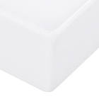 Cuba de Apoio Comfort Zone Cerâmica Quadrada Branca 12x38x38cm Design Celite