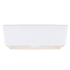 Cuba de Apoio Comfort Zone Cerâmica Quadrada Branca 12x38x38cm Design Celite