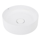 Cuba de Apoio Cerâmica Redonda Branca 13x39x39cm Platinum Incepa