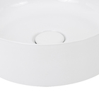 Cuba de Apoio Cerâmica Redonda Branca 13x39x39cm Platinum Incepa