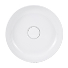 Cuba de Apoio Cerâmica Redonda Branca 13x39x39cm Platinum Incepa