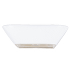 Cuba de Apoio Cerâmica Retangular Branca 13x46x44cm Debba Roca