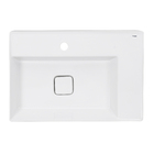 Cuba de Apoio Cerâmica Retangular Branca 13x62x42,5cm Platinum Incepa