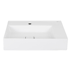 Cuba de Apoio Cerâmica Retangular Branca 13x62x42,5cm Platinum Incepa