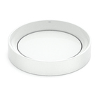 Cuba de Apoio Cerâmica Oval Branca 9,5x45x40cm Design D5 Celite