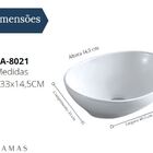 Cuba De Apoio Branca Ba-8021 405x330x145 Adamas Branco/branco