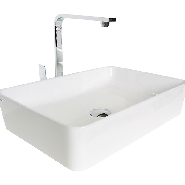 Cuba De Apoio Branca Em Cerâmica - Reno Rc 850