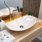 Cuba De Apoio Canoa C01 Para Banheiro Lux L45 Bege - Lyam Dec