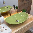 Cuba De Apoio Canoa C01 Para Banheiro Lux L45 Verde Acqua - L