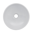 Cuba de Apoio Cerâmica Redonda 30x30x12cm Cinza Claro Lyon Sensea