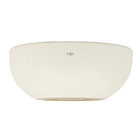 Cuba de Apoio Cerâmica Redonda 30x30x12cm Palha Lyon Sensea