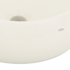 Cuba de Apoio Redonda Cerâmica Bordeaux 36x36cm Palha Sensea