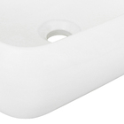 Cuba de Apoio Retangular Cerâmica Cannes 41x31cm Branca Sensea