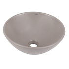 Cuba de Apoio Cerâmica Redondo Cinza Matte 13,5x35x35 R1 Celite