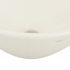 Cuba de Apoio Redonda Cerâmica Paris 38x38cm Palha Sensea