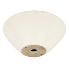 Cuba de Apoio Redonda Cerâmica Paris 38x38cm Palha Sensea