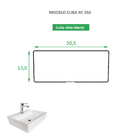 Cuba De Apoio Cerâmica Reno Rc 550 Novidade!