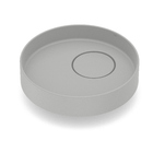 Cuba de Apoio Cerâmica Redonda Cinza 13,5x39,5x39,5cm Design D4 Celite