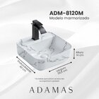 Cuba De Apoio Com Mesa Adamas Adm-8120m Marmorizada