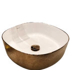 Cuba De Apoio Da Linha Marrocos Na Cor Rose Gold Quadrada