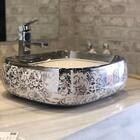 Cuba De Apoio Da Linha Viena Na Cor Branca Com Desenhos Flora