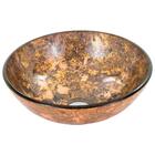 Cuba De Apoio De Vidro Marrom Móvel Do Brasil